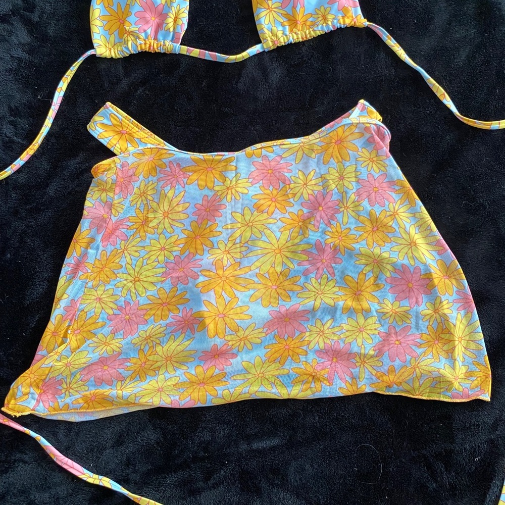 Shein bathing suit with matching skirt
